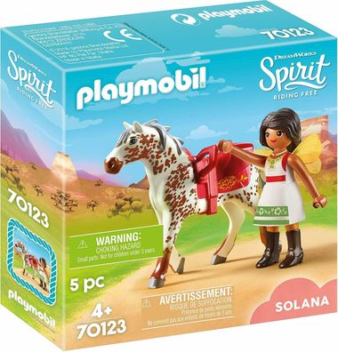 Playmobil Spirit 70123 Riding Free Solana beim Voltigieren Spielset Pferde