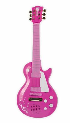 Simba 106830693 My Music World Girls Rockgitarre Länge 56 cm Spielzeug rosa