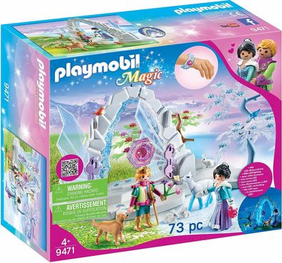 Playmobil Magic 9471 Kristalltor zur Winterwelt Lichteffekte magischer Armreif