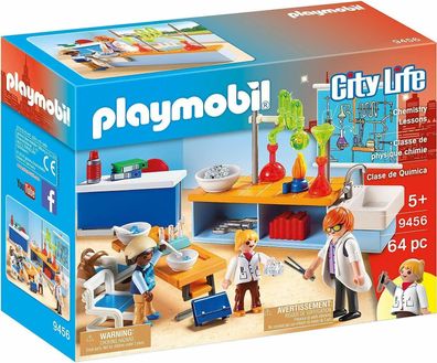 Playmobil City Life 9456 Chemieunterricht Ergänzungsset Spielset Figuren Schule