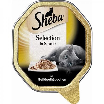 Sheba Schale Selection in Sauce mit Geflügelhäppchen 85g (Menge: 22 je Bes...