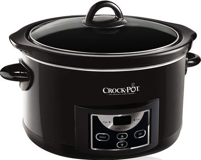 Crock-Pot SCCPRC507B-050 Schongarer Slow Cooker 4,7 L Warmhaltefunktion schwarz