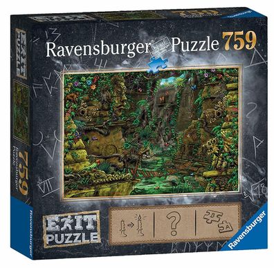 Ravensburger 19951 Exit 2 Tempel in Angkor Wat Premium Puzzle 759 Teile