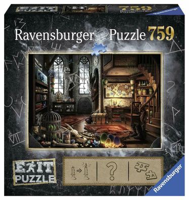 Ravensburger 19954 Exit 5 Im Drachenlabor Premium Puzzle 759 Teile Escape Room