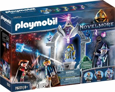 Playmobil Novelmore 70223 Tempel der Zeit Lichteffekte Spielset Ritter 43 Teile