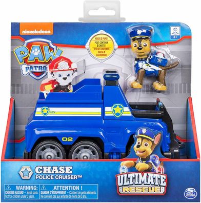 Paw Patrol 6053369 Ultimate Rescue Polizeiauto mit Chase Spielfigur Spielzeug