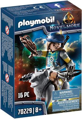 Playmobil Novelmore 70229 Armbrustschütze mit Wolf Spielset Ritter 16 Teile