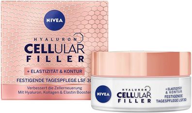 NIVEA Hyaluron Cellular Filler Tagespflege Tagescreme Anti-Falten LSF 30 50 ml