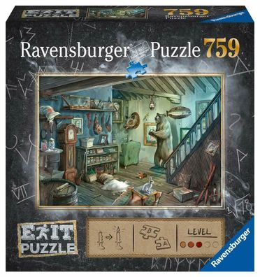 Ravensburger 15029 Exit 8 Gruselkeller Premium Puzzle 759 Teile Escape Room