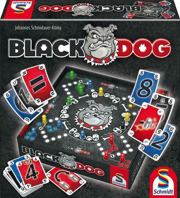 Schmidt Spiele 49323 Black Dog Kinderspiel Familienspiel Gesellschaftsspiel