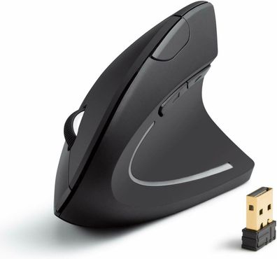 Anker Vertikale 2.4G Wireless Maus Ergonomische Funkmaus Windows Mac OS 1600 DPI
