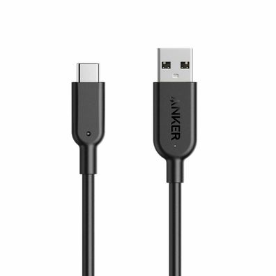 Anker Powerline II USB-C auf USB A 3.1 Kabel Galaxy MacBook Sony LG 90cm Schwarz