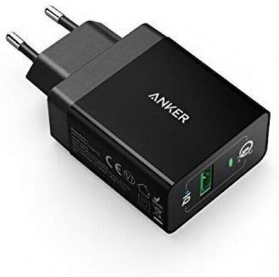 Anker PowerPort+ 1 18W USB Ladegerät Quick Charge 3.0 iPhone Android Schwarz