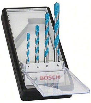 Bosch Professional Mehrzweckbohrer-Set CYL-9 Ø 4 5 6 8 mm RobustLine 4-teilig