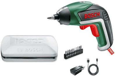 Bosch IXO Akkuschrauber 5. Generation 10 Bits Zubehörpaket Aufbewahrungsbox