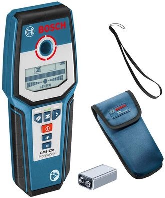 Bosch Professional digitales Ortungsgerät GMS 120 3 Ortungseinstellungen Karton