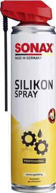SONAX 434830 Silikon-Spray Auto KFZ Haushalt geruchsneutral transparent 400 ml