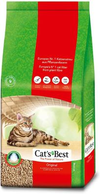Cat's Best Original Katzenstreu Klumpend Ökologisch biologisch abbaubar 40 Liter