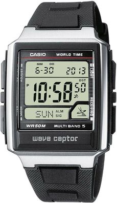 Casio WV59E1AVEF Wave Ceptor Herren-Armbanduhr Digital Funk Quarz 5 ATM 39 mm