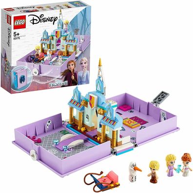 LEGO Disney 43175 Frozen 2 Anna &amp; Elsa Märchenbuch Tragbares Spielset Bauset