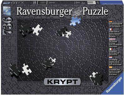 Ravensburger 15260 Krypt Black Erwachsenenpuzzle Format 70 x 50 cm 736 Teile