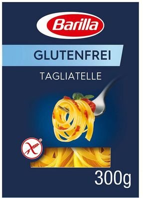 Barilla Pasta Tagliatelle Teigwaren Reis Mais glutenfrei 8 x 300 g 8er Pack