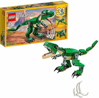 LEGO Creator 31058 3-in-1 Bauset T-Rex Triceratops Pterodactylus Dinosaurier