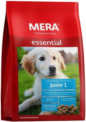 Mera Essential Junior 1 Hundefutter Trockenfutter Weizenfrei Hund Dog 12.5 kg