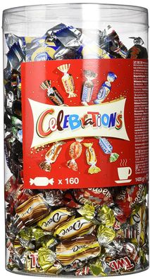 Celebrations Mars Snickers Bounty Milky Way Twix Süßwaren Blisterbox 1435 g