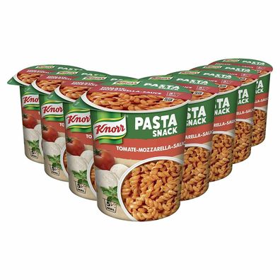 Knorr Pasta Snack Tomaten Mozzarella Sauce 5 Minuten Terrine Nudeln 8 x 72 g