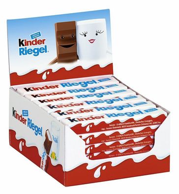 Ferrero Kinder Riegel Schokoriegel Vollmilch Schokolade Milchcreme 36 x 21g