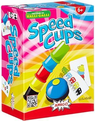 Amigo 03780 Speed Cups stapelbare bunte Becher Geschicklichkeitsspiel Ab 6 Jahre