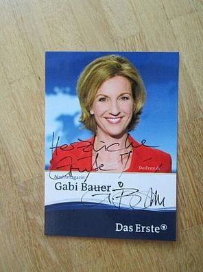 Nachtmagazin Fernsehmoderatorin Gabi Bauer - handsigniertes Autogramm!!!