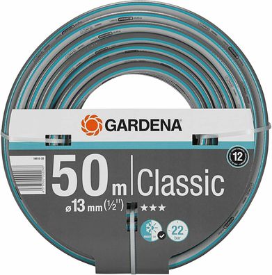 Gardena 18010-20 Classic Schlauch 13 mm Gartenschlauch Bewässern Garten 50m