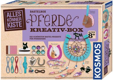 KOSMOS 604363 Pferde Kreativ-Box DIY Bastelset Kreativität Kinder ab 8 Jahren