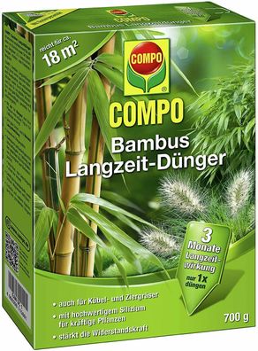 COMPO Bambus Langzeit-Dünger Zier Kübelgräser 3 Monate Langzeitwirkung 700 g