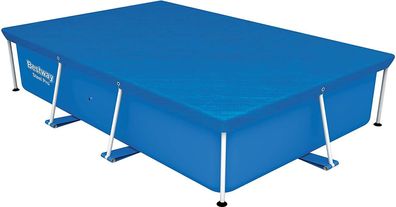 Bestway 58105 Flowclear PVC-Abdeckplane Frame Pool Garten 259 x 170 cm blau