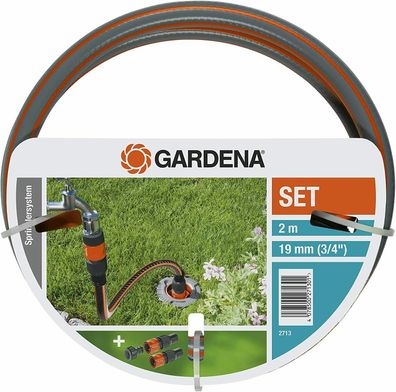 Gardena 2713-20 Profi System Anschlussgarnitur Komplett-Set Sprinkler Garten