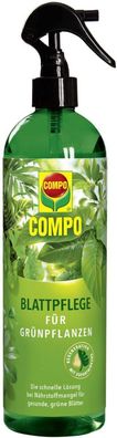 Compo Blattpflege für Grünpflanzen Blattdünger Palmen gelben Blätter 500 ml