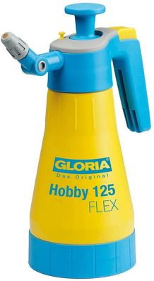 GLORIA Hobby 125 Drucksprüher 360-Grad Funktion Gelenkdüse 3 Bar Garten 1,25 L