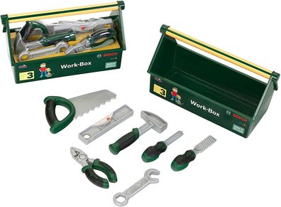 Theo Klein 8573 Bosch Work-Box Werkzeugkasten Kinder Spielzeug Spielset
