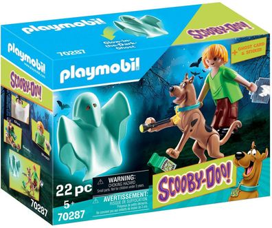 Playmobil Scooby-DOO 70287 Scooby & Shaggy mit Geist Spielfigur ab 5 Jahren