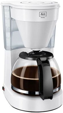 Melitta 1023-01 Easy Filter-Kaffeemaschine Glaskanne Kunststoff 1050 Watt weiß