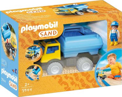 Playmobil 1.2.3 9144 Sand Wassertank-Laster Spielzeug Spielset Motorik 6 Teile