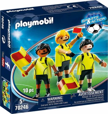 Playmobil Sports & Action 70246 Schiedsrichter-Team Minifigur Spielzeug 10 Teile