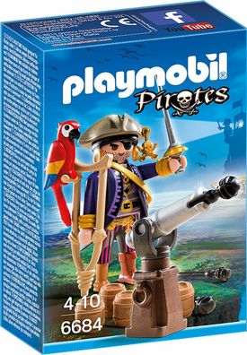 Playmobil Pirates 6684 Piratenkapitän Minifigur Spielzeug Spielset Piraten