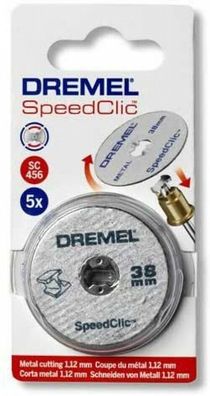 Dremel SC456 Speedclic Metall-Trennscheiben Set 38 mm Modellbau 5er Pack