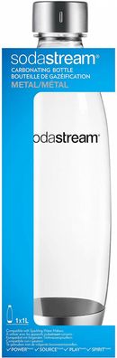 SodaStream Fuse Wassersprudler PET-Flasche 1L Ersatzflasche Einklick-Mechanismus