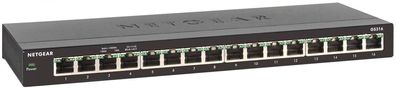 Netgear GS316 Switch 16 Port Gigabit Ethernet LAN Switch Netzwerk Metallgehäuse
