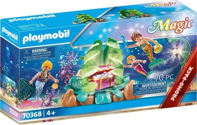 Playmobil Magic 70368 Korallen-Lounge Meerjungfrau Lichteffekt Set 70 Teile
